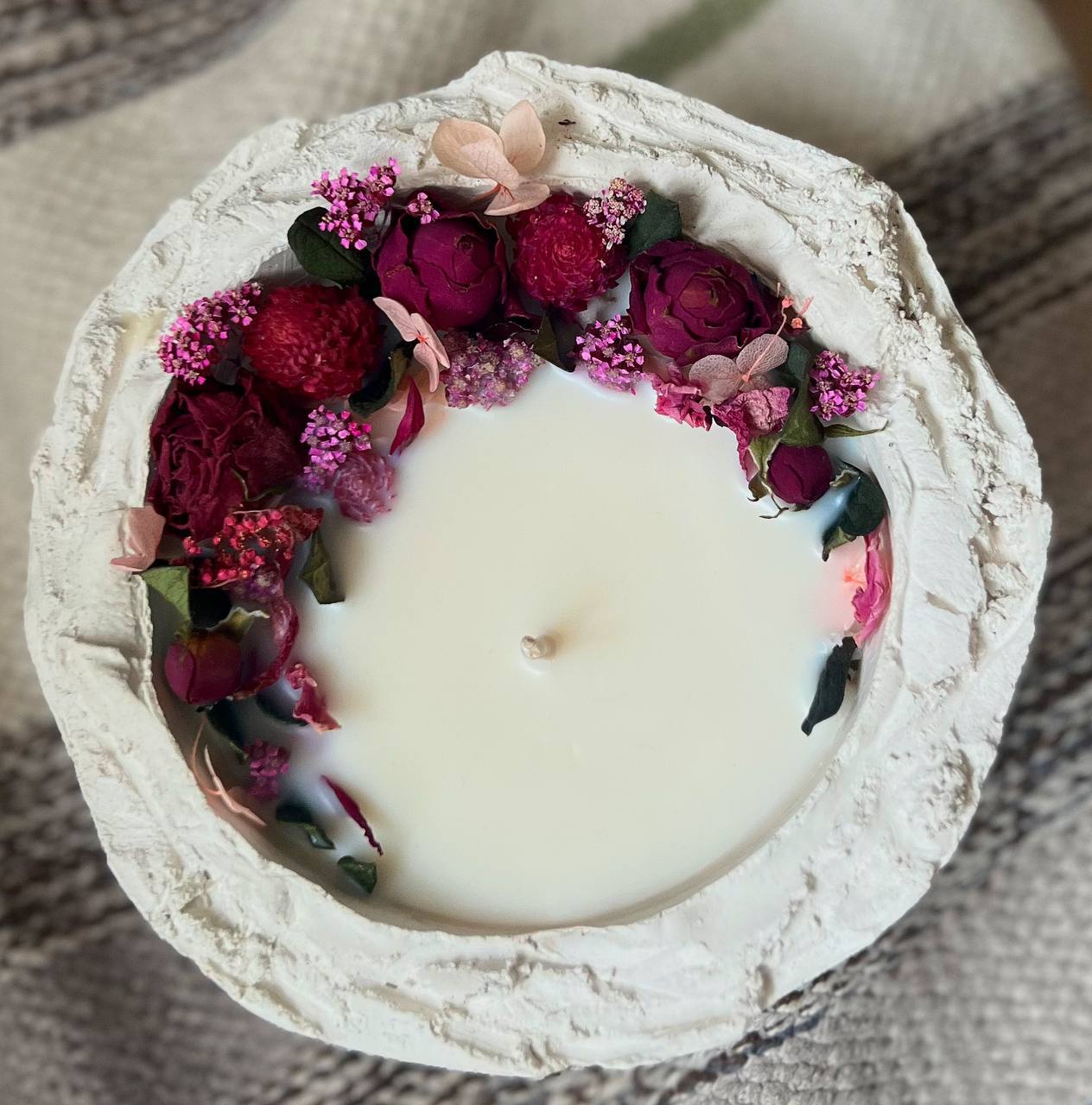 Мк свеча в гипсе